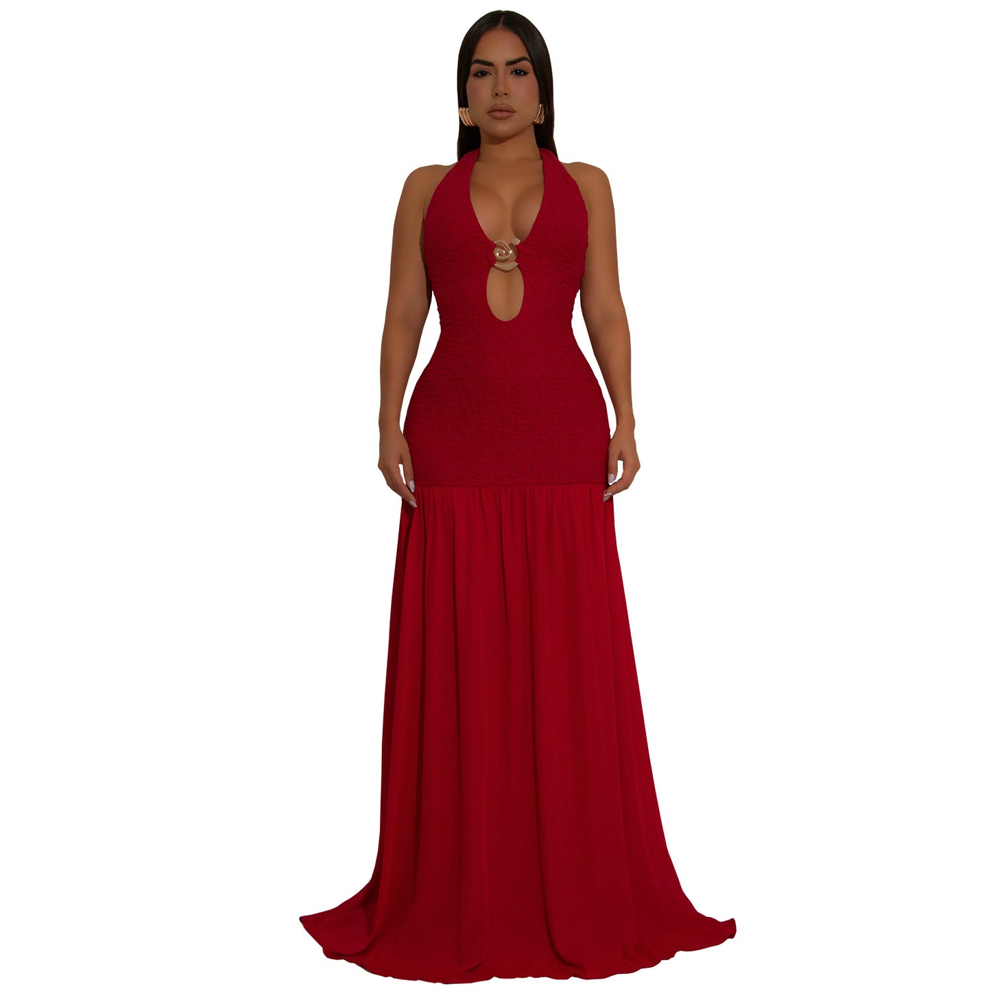 Fashion Sexy Cut-Out Halter Backless Dress for Women  Style New Arrival